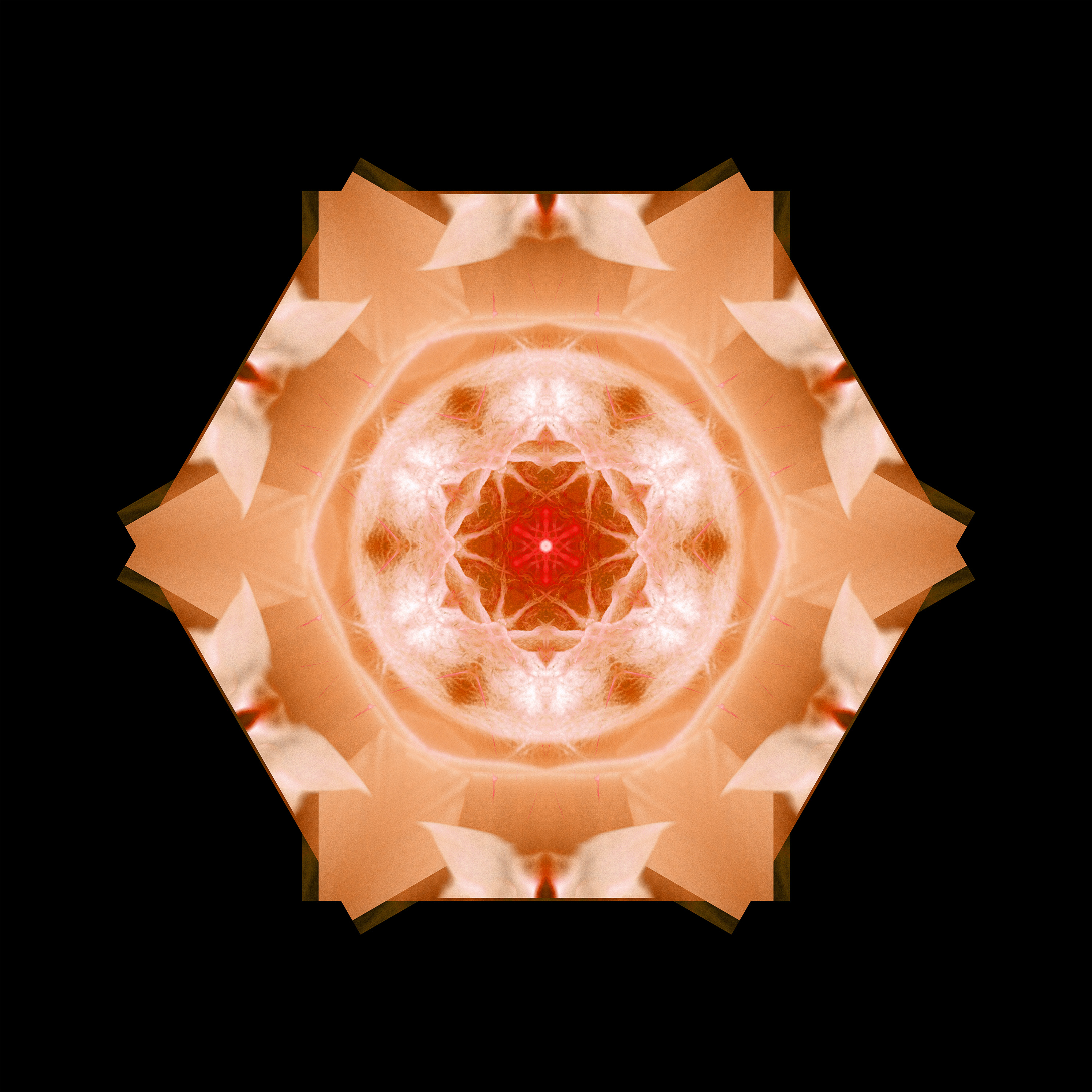 Yin Mandala: Orange