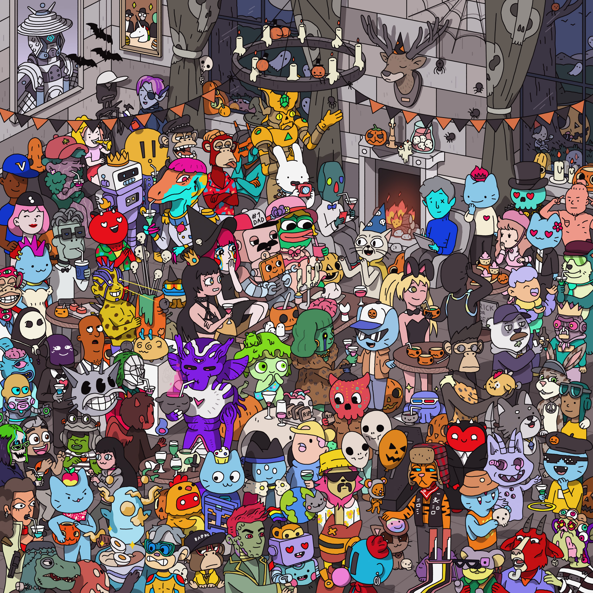 NFT Party. Halloween