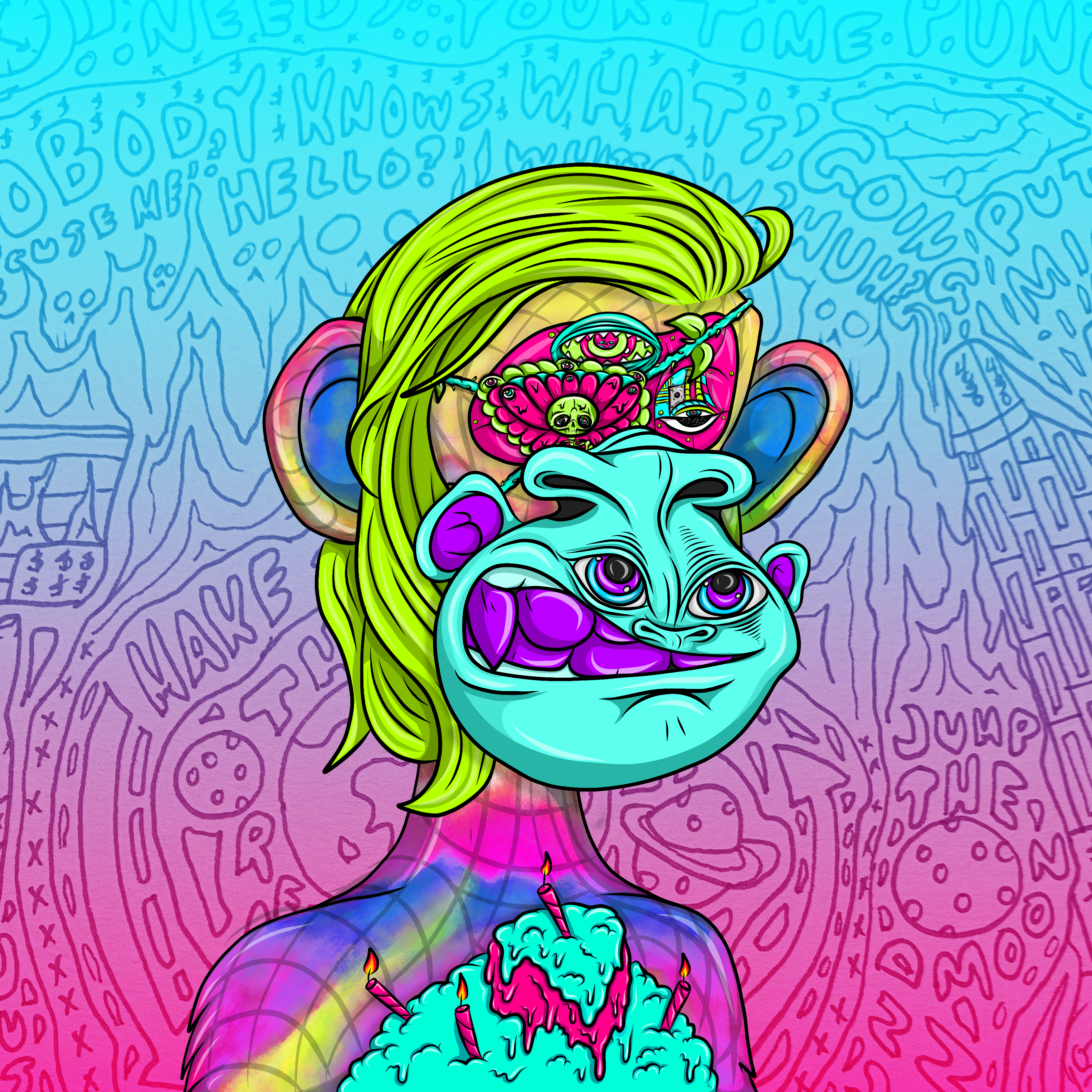 Caked Apes #2852