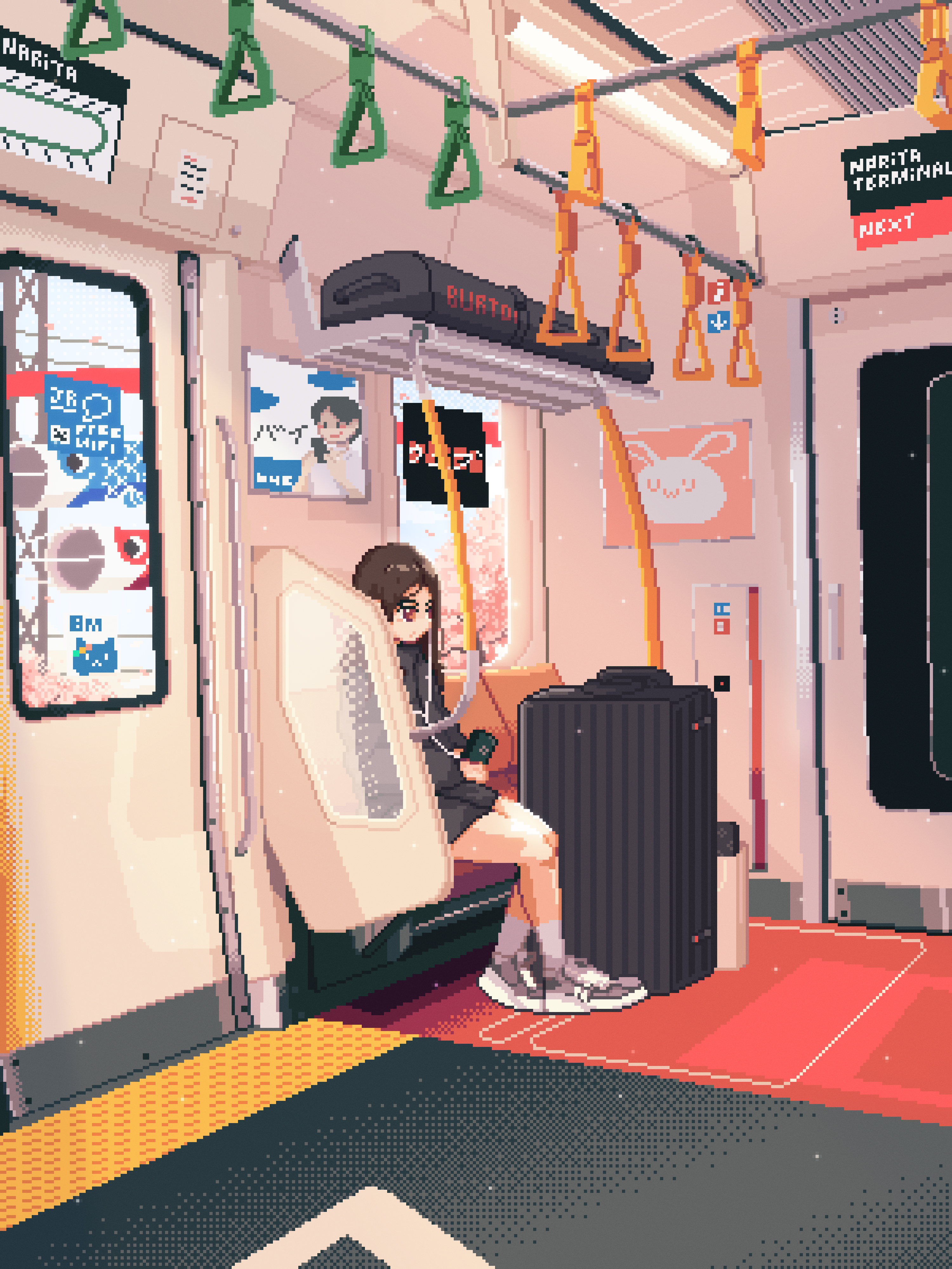 Post travel Blue