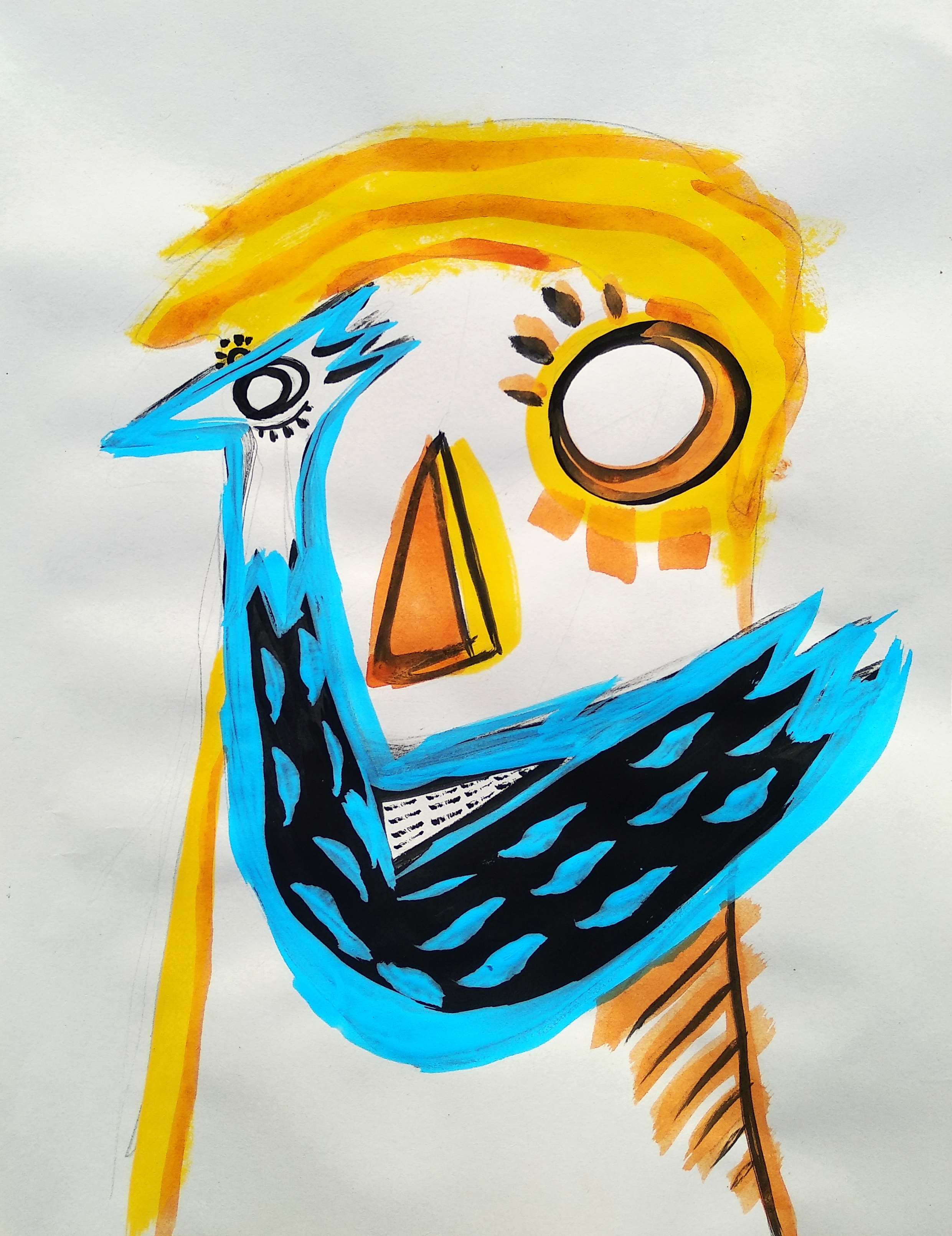 BIRDS ON THE HEAD