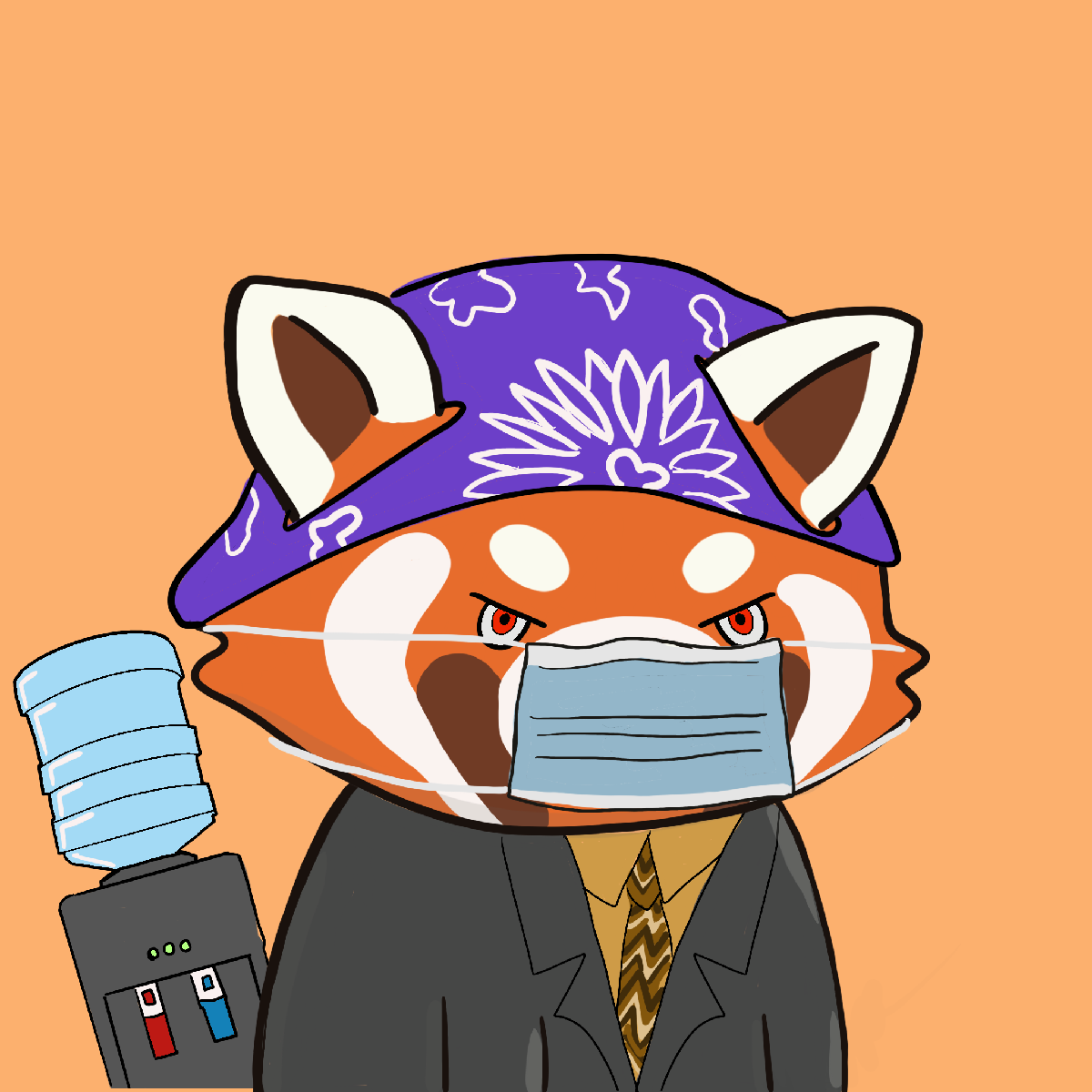 Okay Red Panda #7261