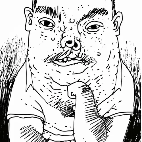 Waiting guy with hairy arms
