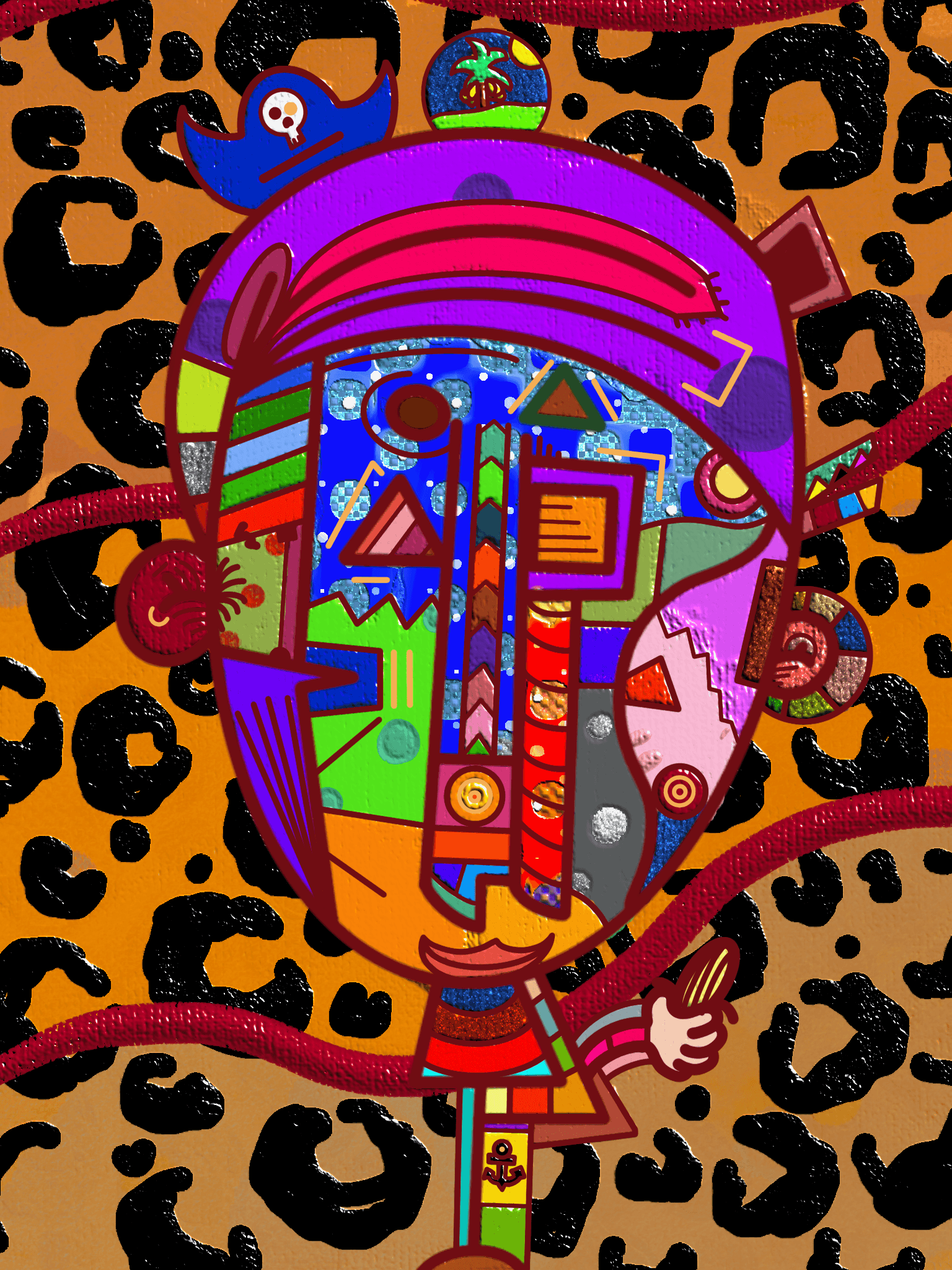 The Colorful Ape Man by Jacob M.