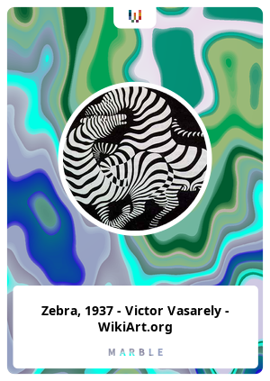 Zebra, 1937 - Victor Vasarely - WikiArt.org