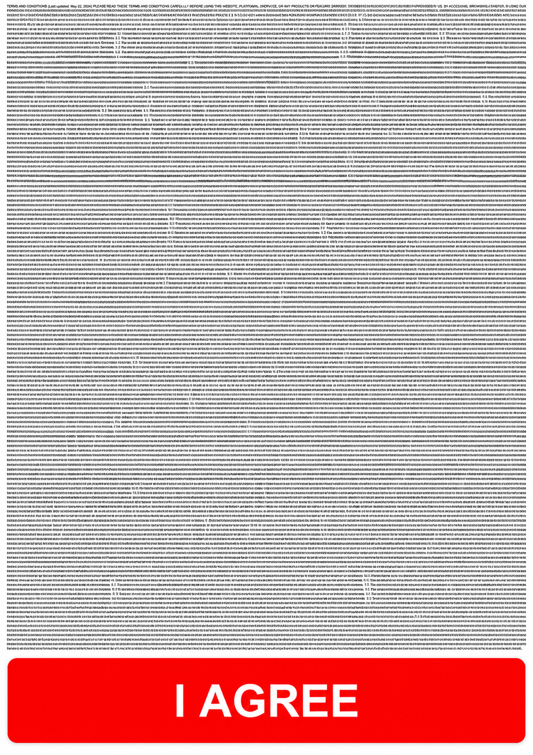 Terms and Conditions