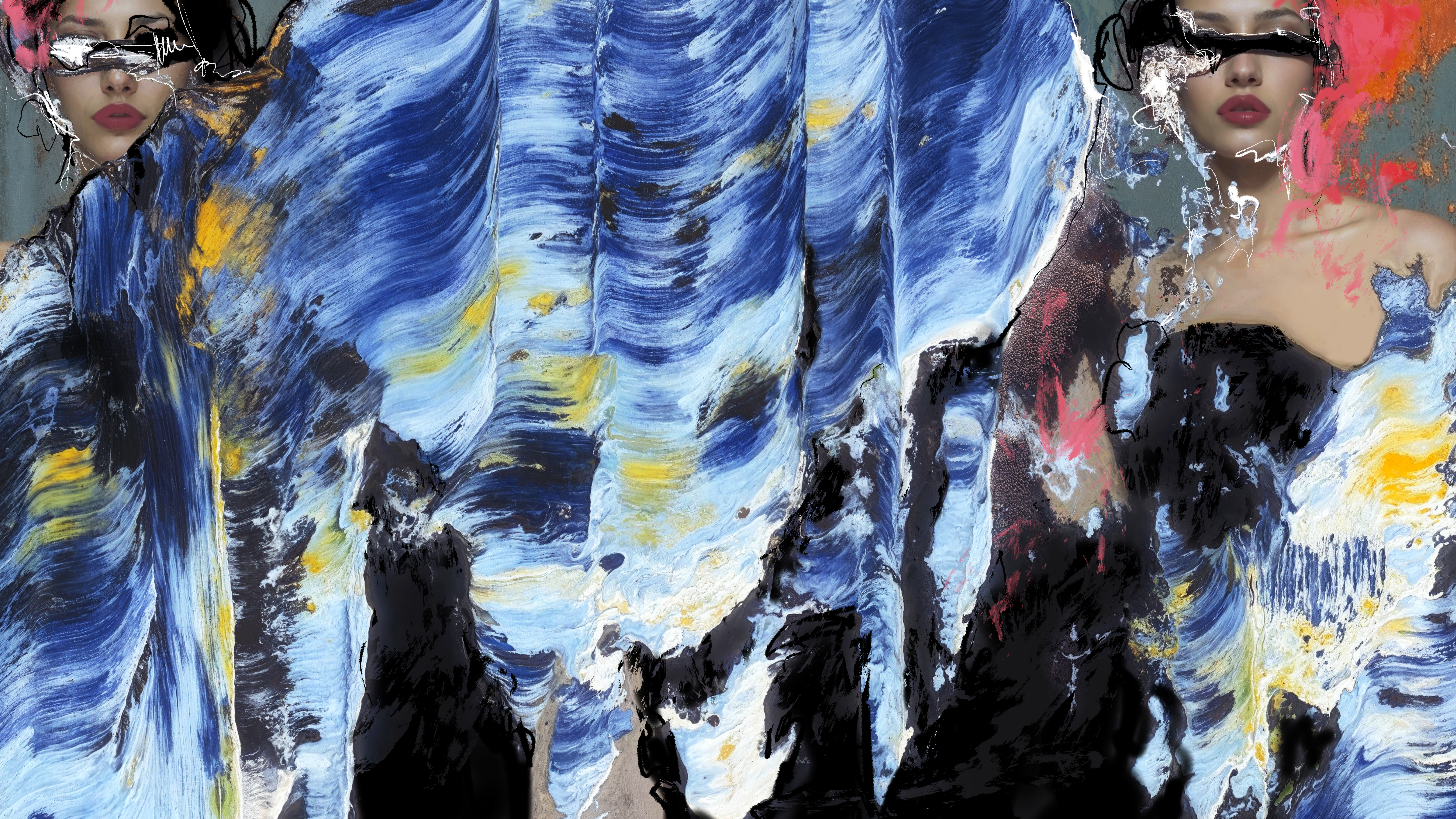THE BLUE QUEENS — Miss AL Simpson, Scottish cryptoartist
