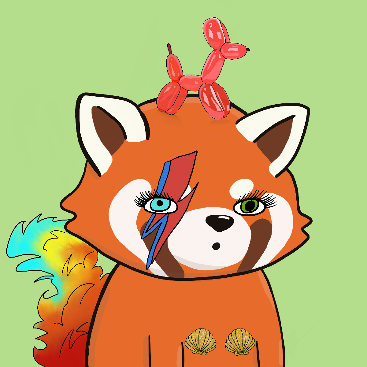 Okay Red Panda #6607