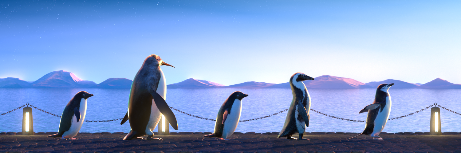 Five Penguins #1448