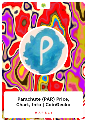 Parachute (PAR) Price, Chart, Info | CoinGecko