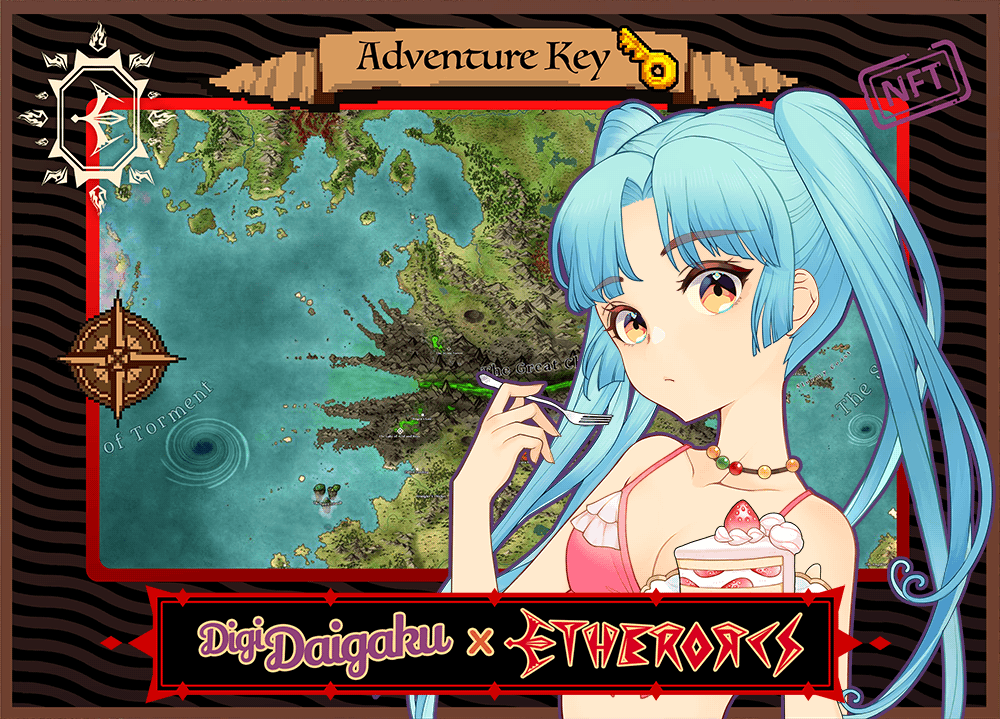 DigiDaigaku #1200 - Revel | EtherOrcs Adventure Key (DigiDaigaku Genesis)