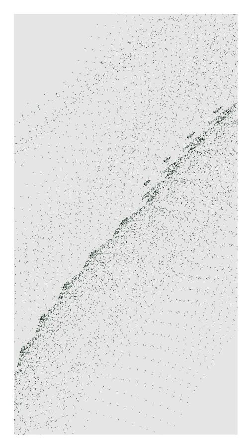 Monochrome Generative Glitch #101