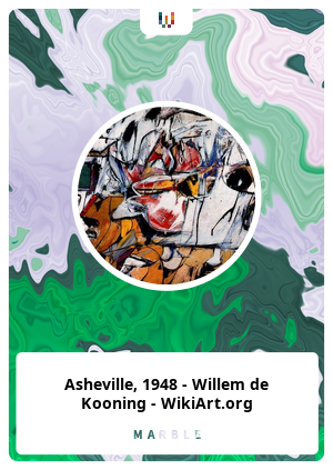 Asheville, 1948 - Willem de Kooning - WikiArt.org