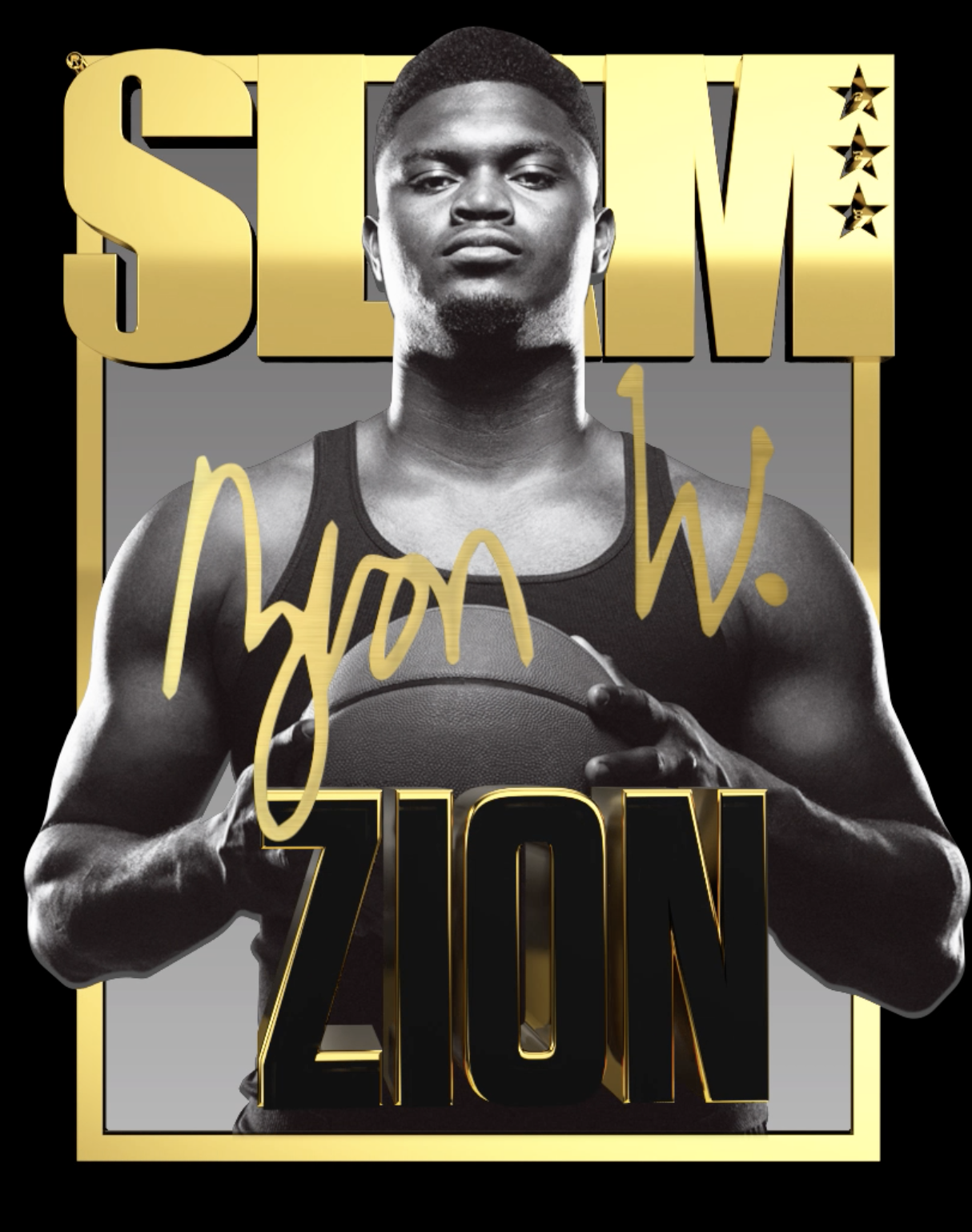 Zion Williamson: SLAM 228 GOLD AUTOGRAPHED (#14 of 20)