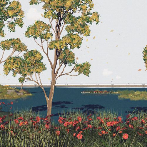 Wildflowers by the Lake [ 湖畔の野の花 ]