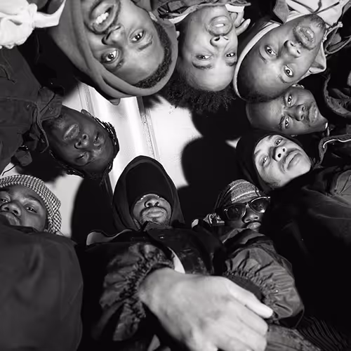 Wu Tang Clan and Friends 1993 from the hip hop images digital poster series by Chi Modu