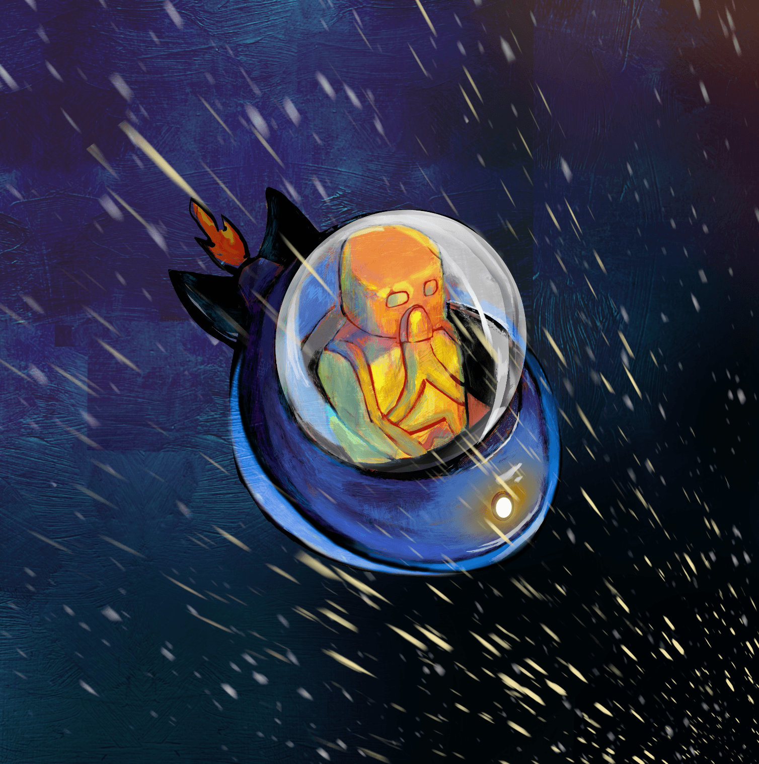 Warp Speed Bidding Orange Alien