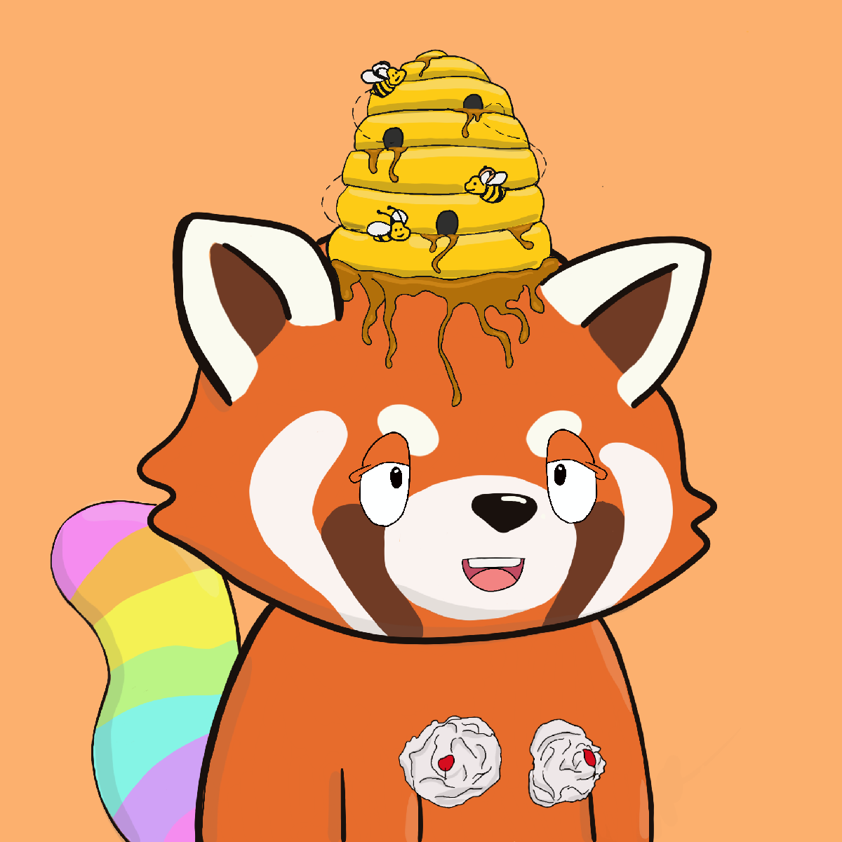 Okay Red Panda #7267