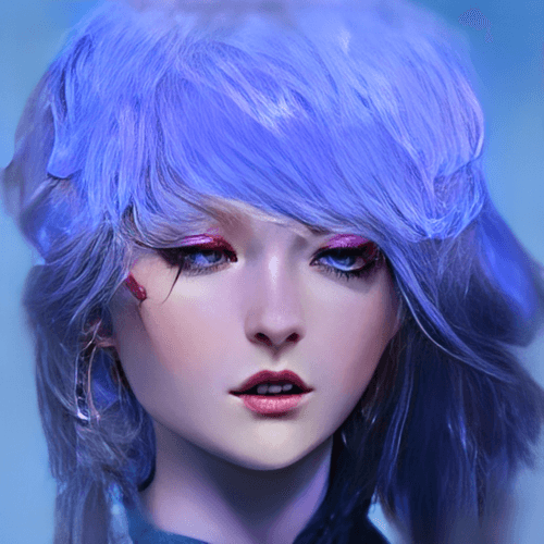 purple girl