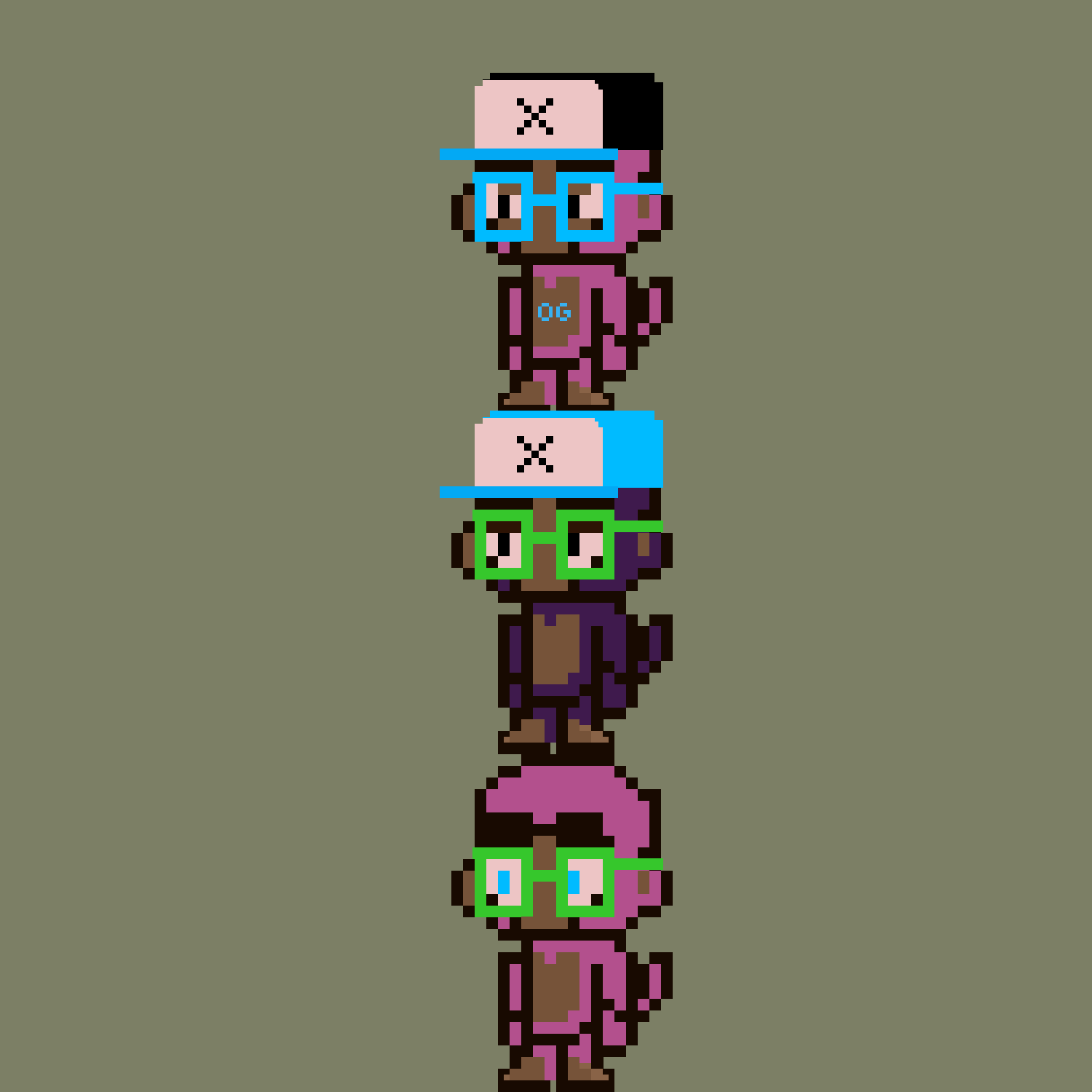 Stacked Monkeys #170