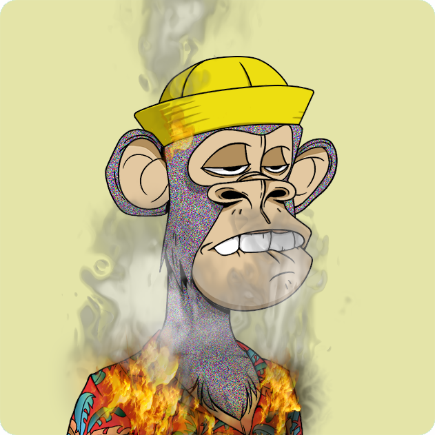 BURNING APE #8344