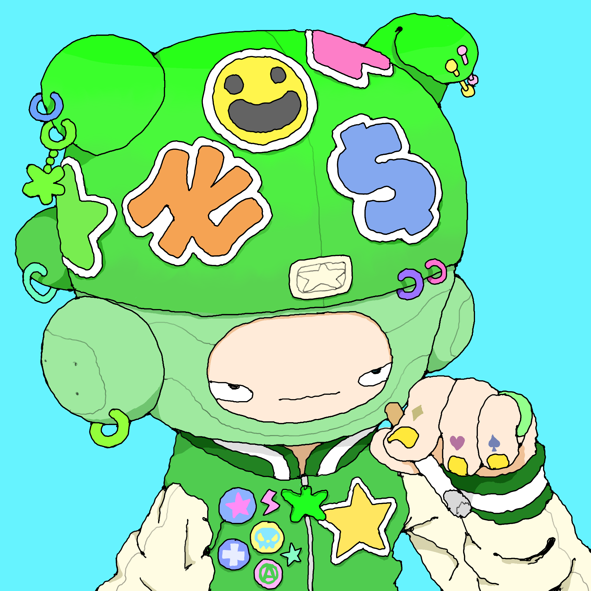 green