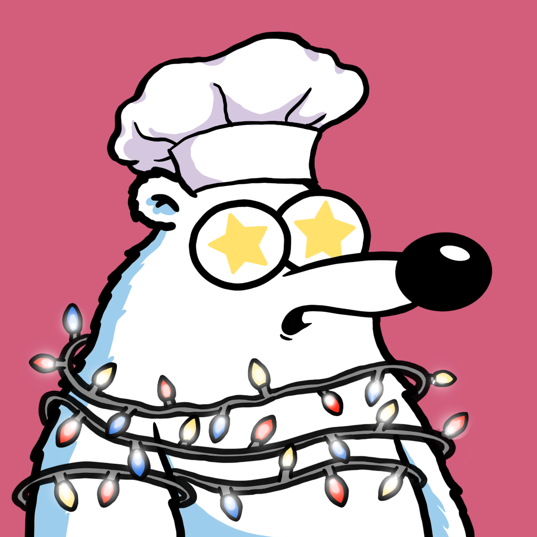 Fluffy Polar Bear #1335