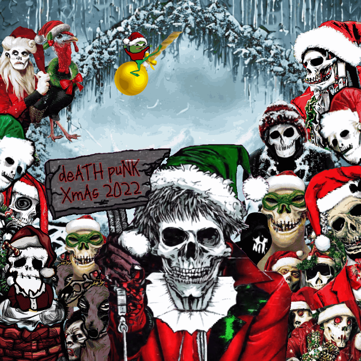 DEATH PUNK XMAS 2022 - Winter Wonderland  #119/150