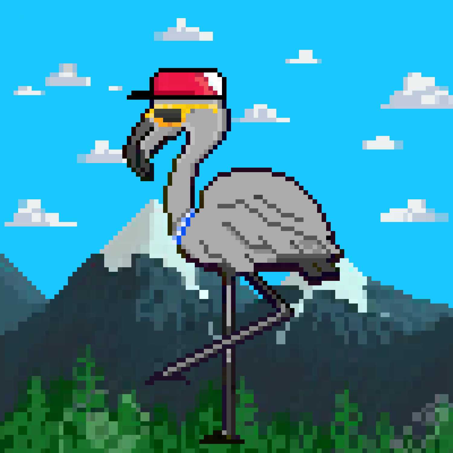 Klintmoor Crypto Flamingos #993