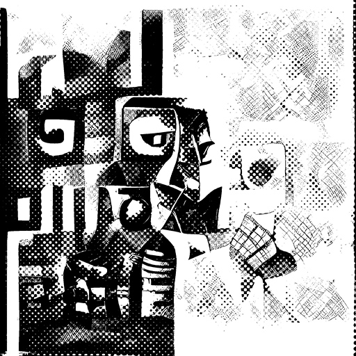 Halftone geoGAN