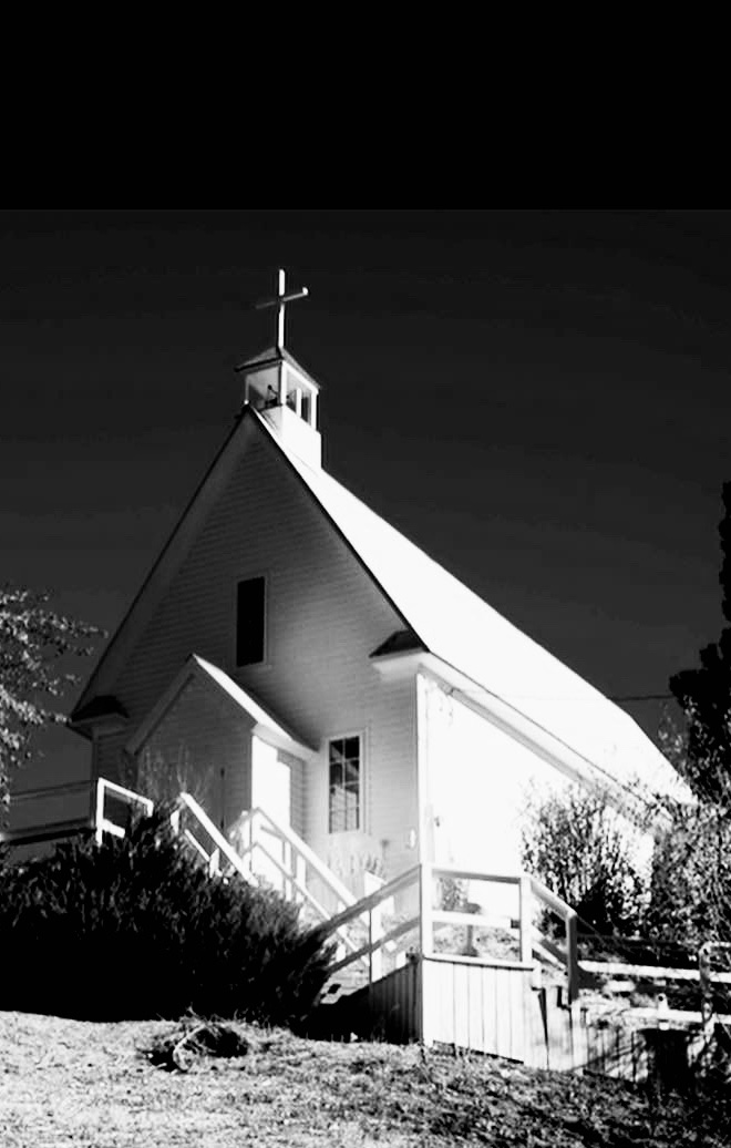 Old Church in Black and White