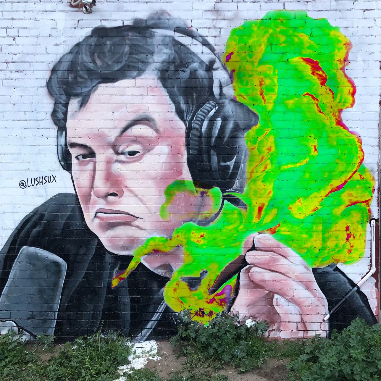 Smokin on that tesla