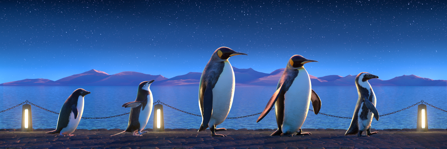 Five Penguins #1034
