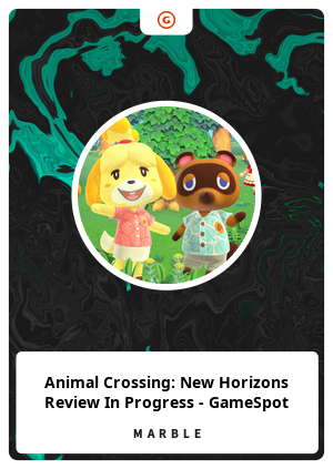 Animal Crossing: New Horizons Review In Progress - GameSpot