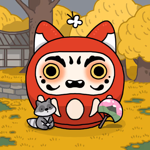 Neko Daruma #39