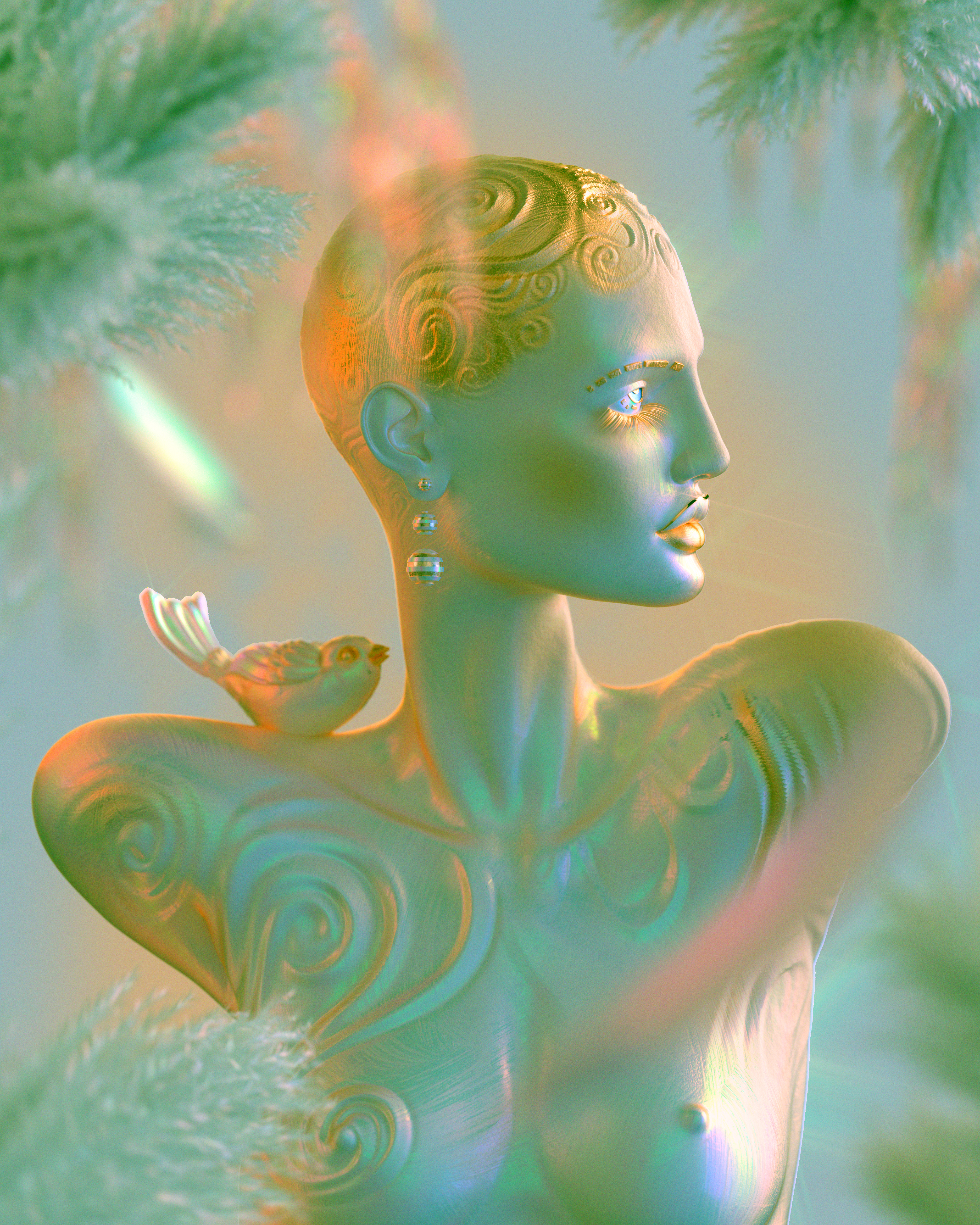 Gold Sparrow #14 by Blake Kathryn