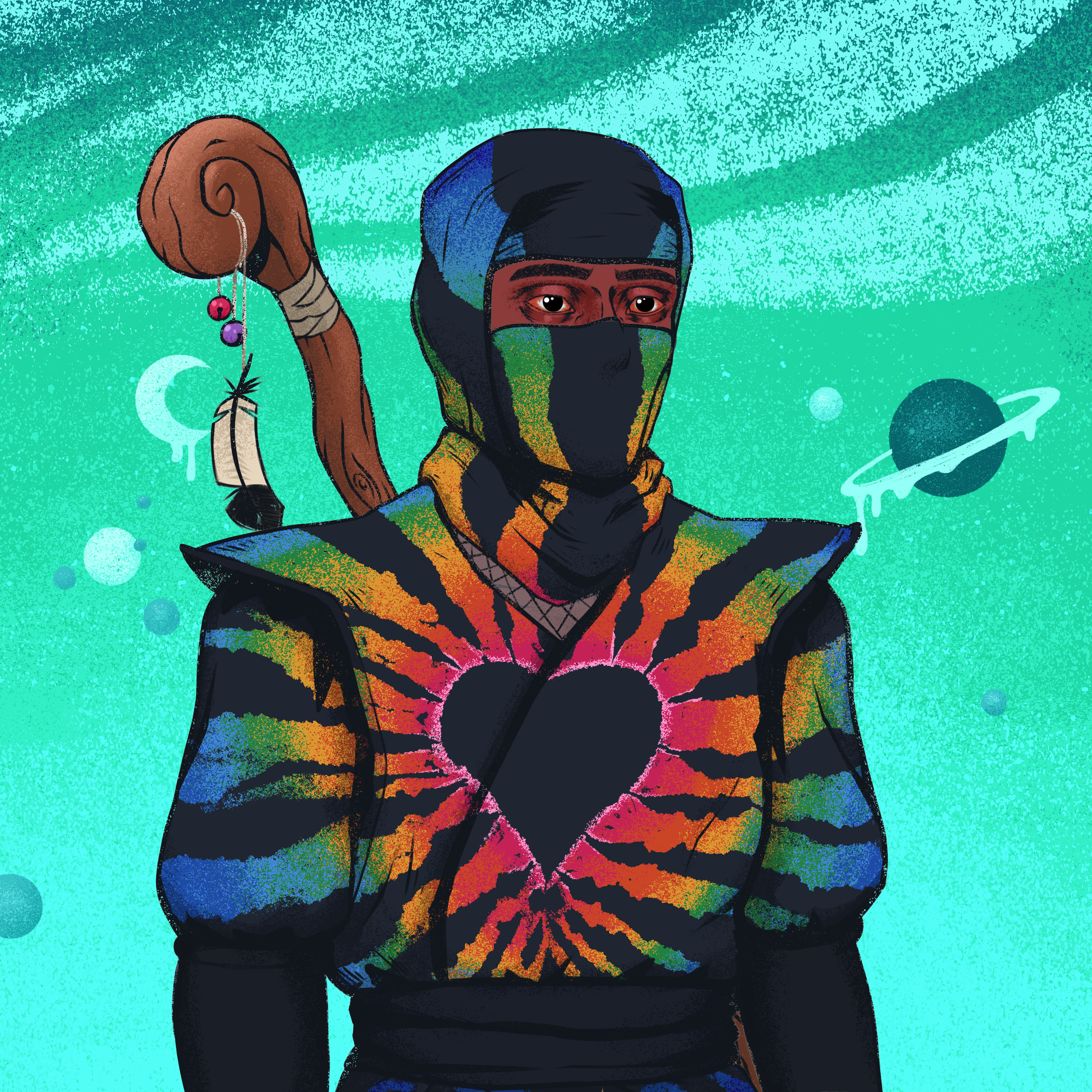 Tie Dye Ninja #7210