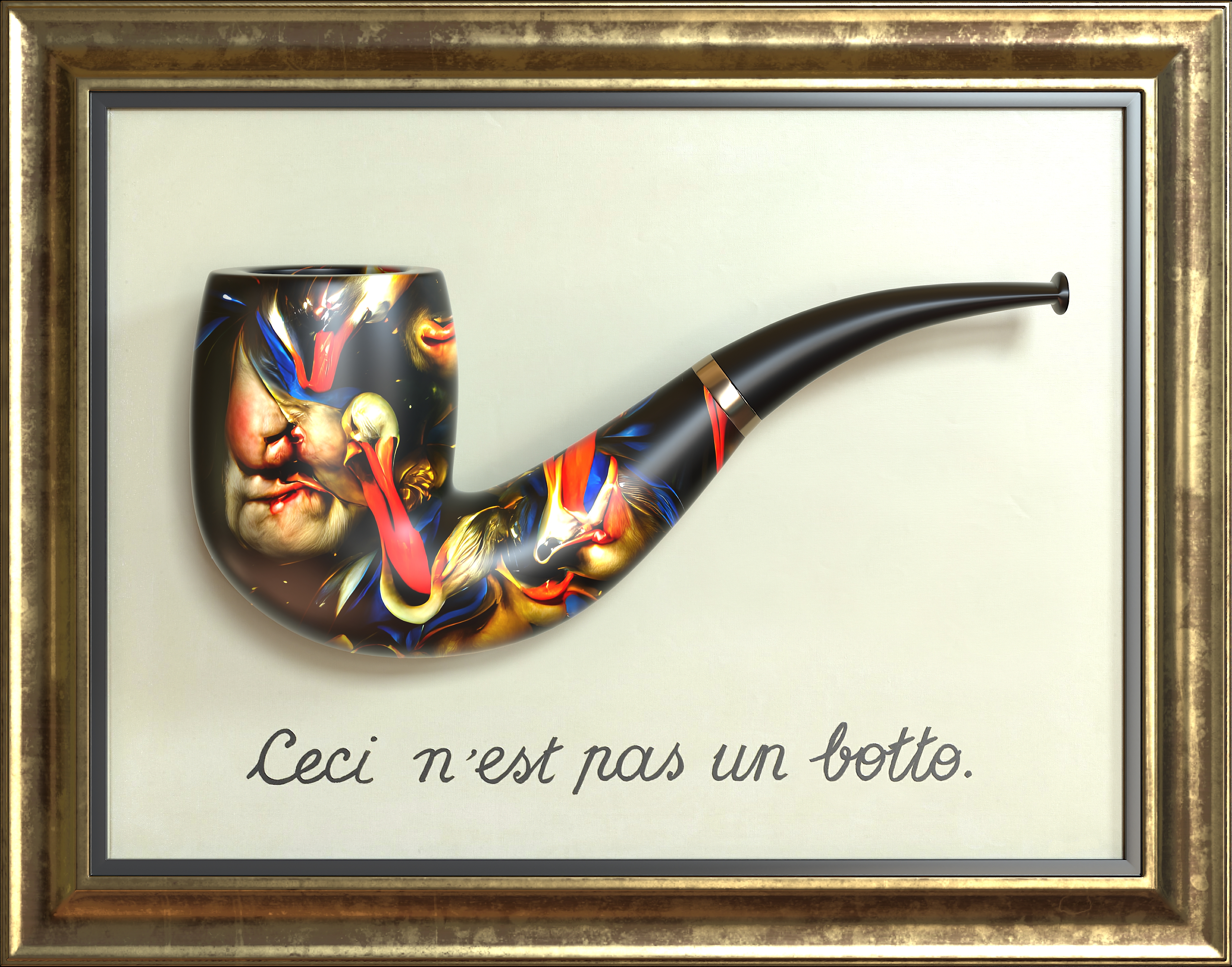 Gag Bare Pipe