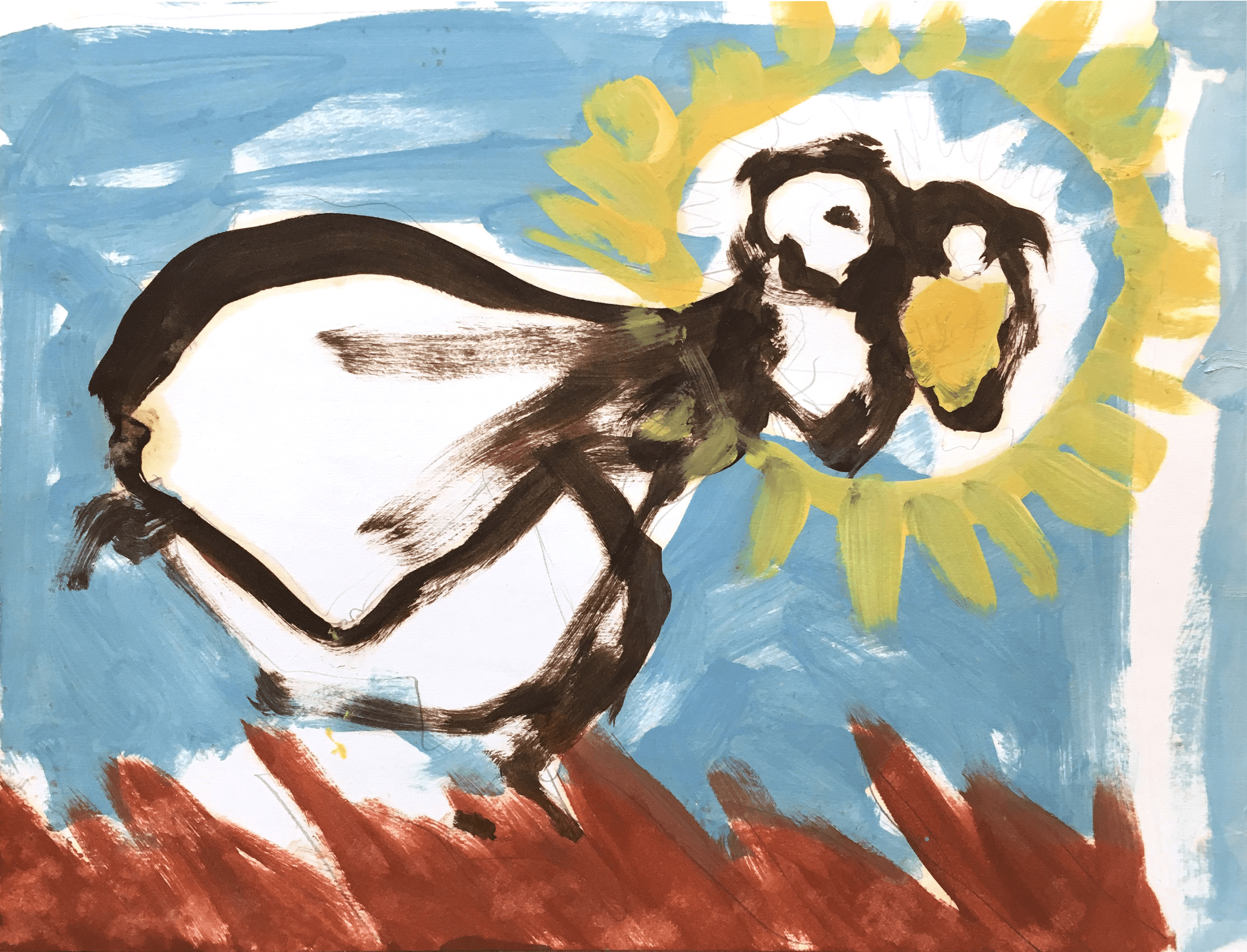 Running with child