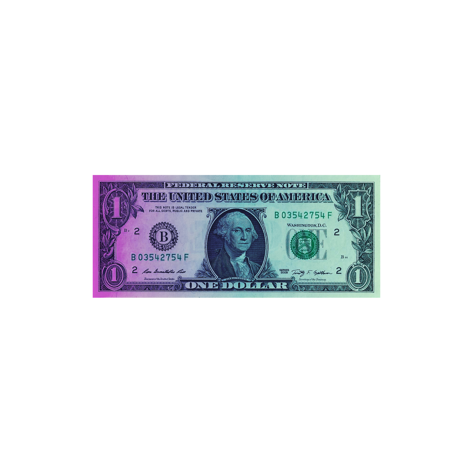 US One Dollar Bill (Remix) 24