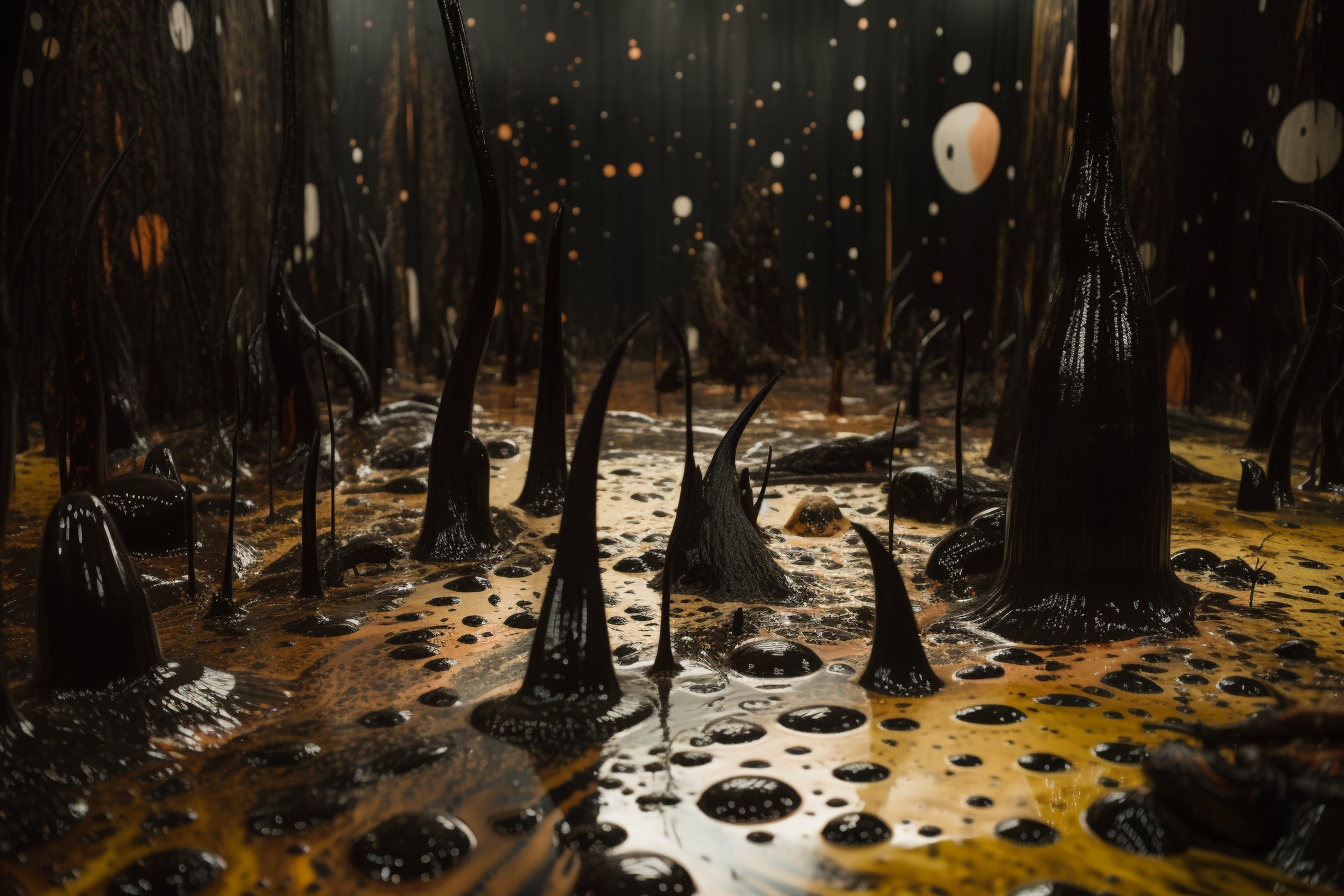 Polka Dot Landscape #89