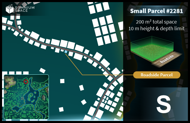 Small #2281 (S) parcel in Somnium Space 