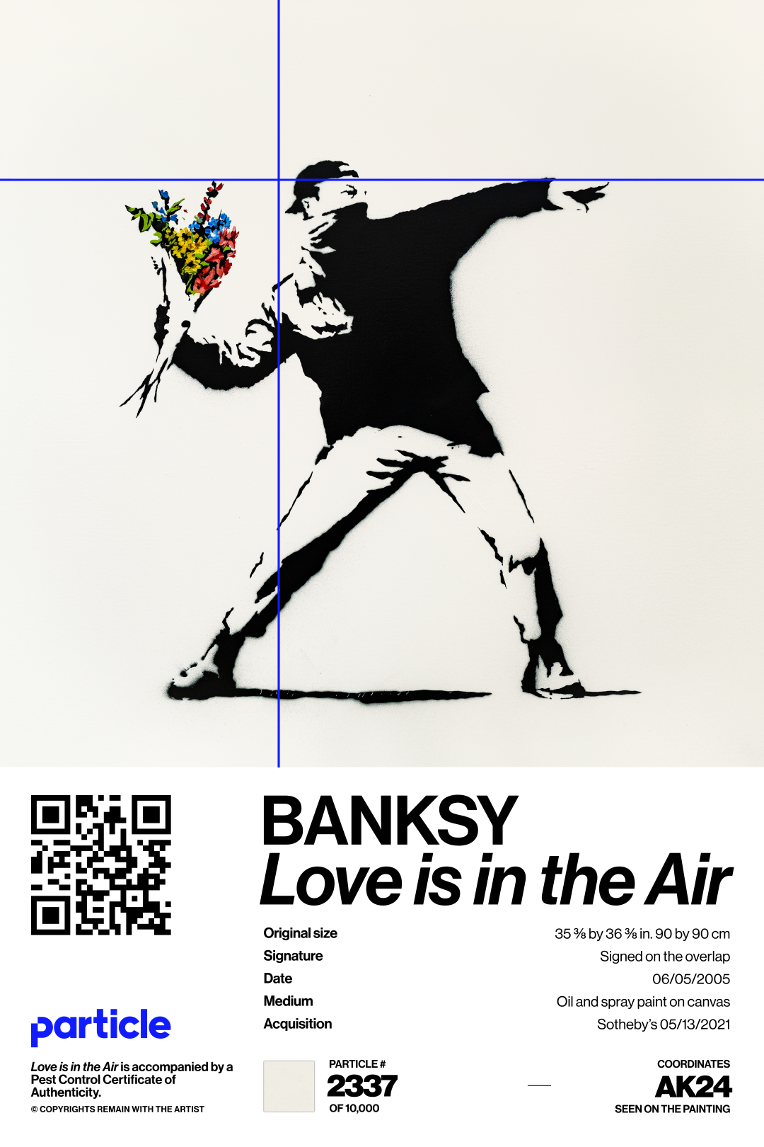 Banksy | Love Is In The Air #2337