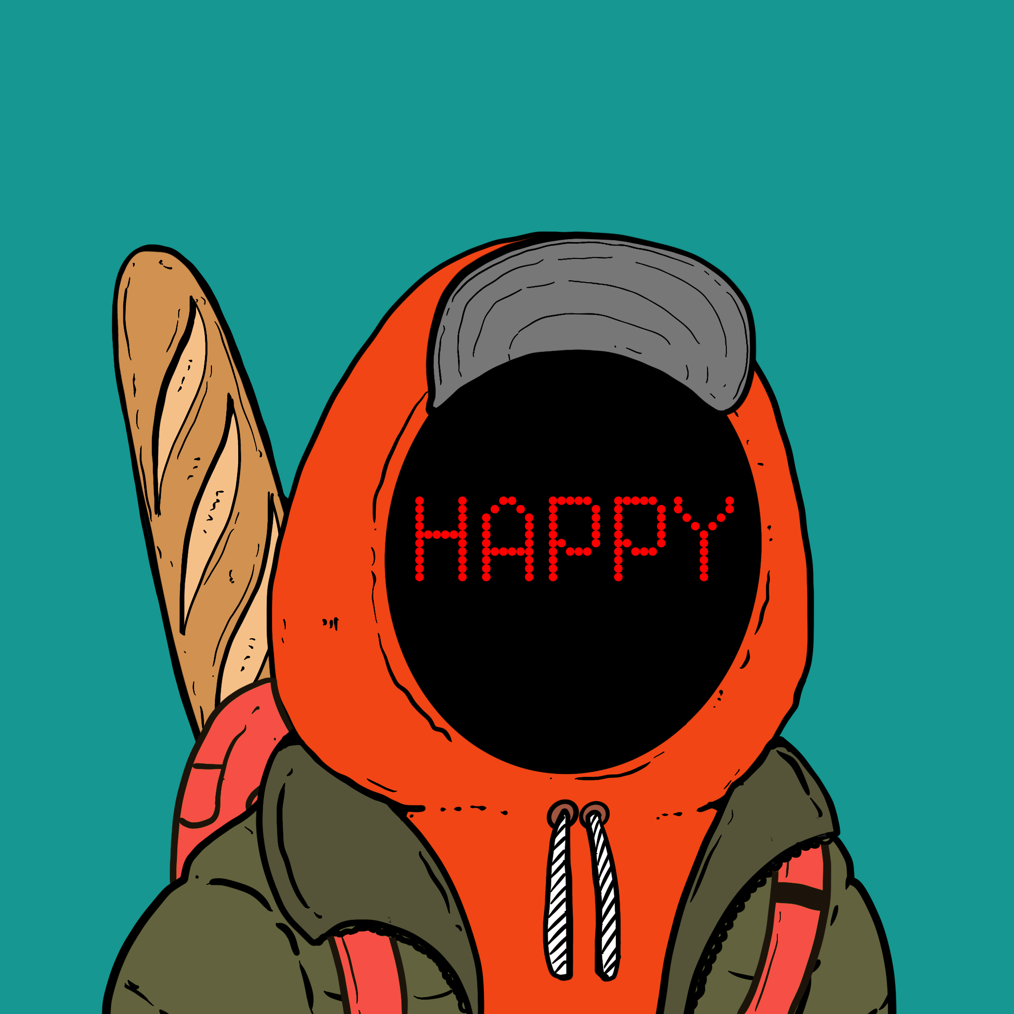 Hoodie Boy # 2598