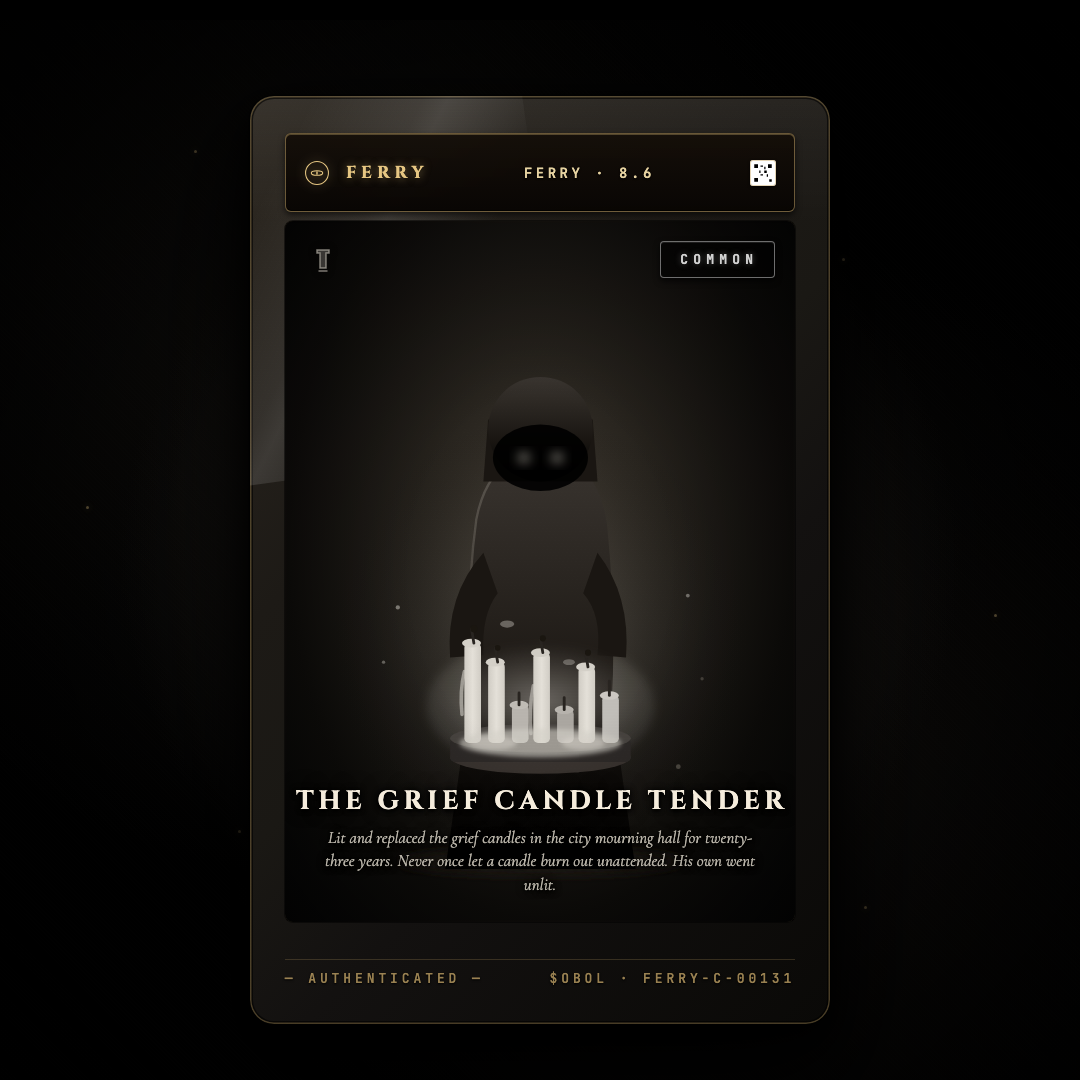 The Grief Candle Tender