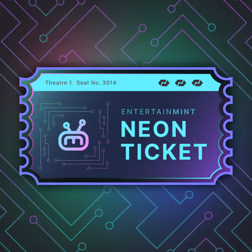 Neon Ticket #3014