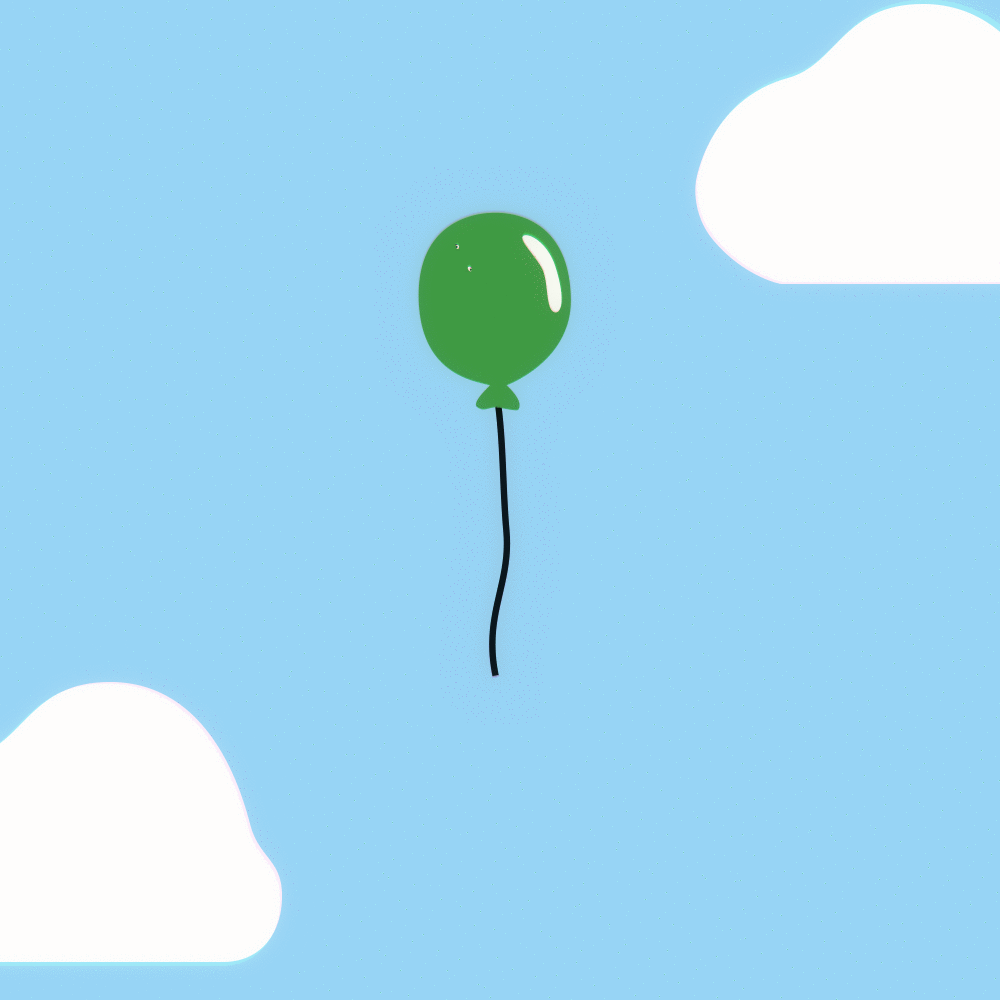 LOOPABLE BALLOON GREEN