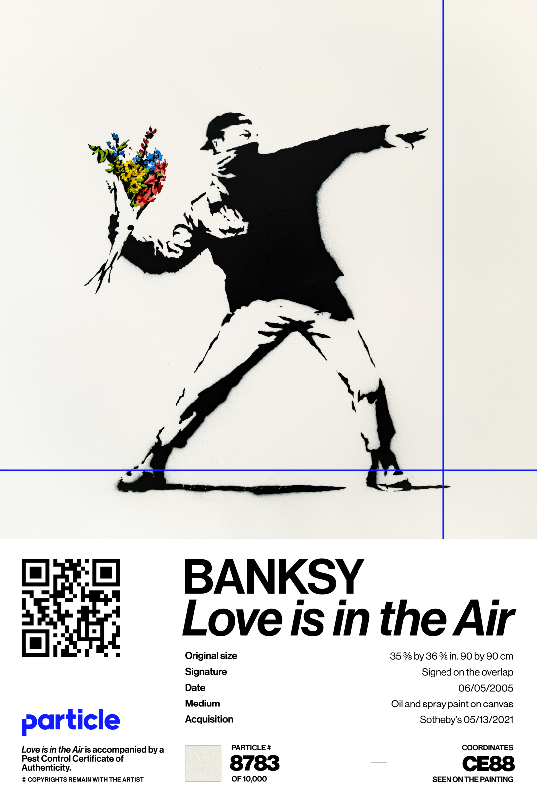 Banksy | Love Is In The Air #8783