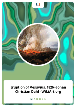 Eruption of Vesuvius, 1826 - Johan Christian Dahl - WikiArt.org