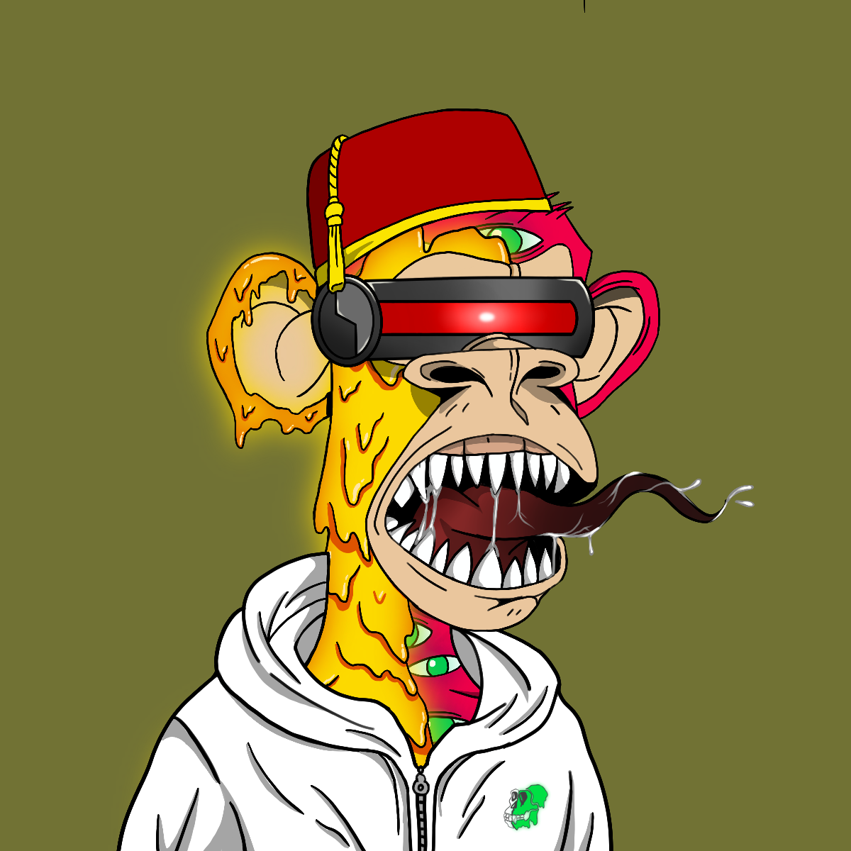 Genetically Spliced Ape #1543